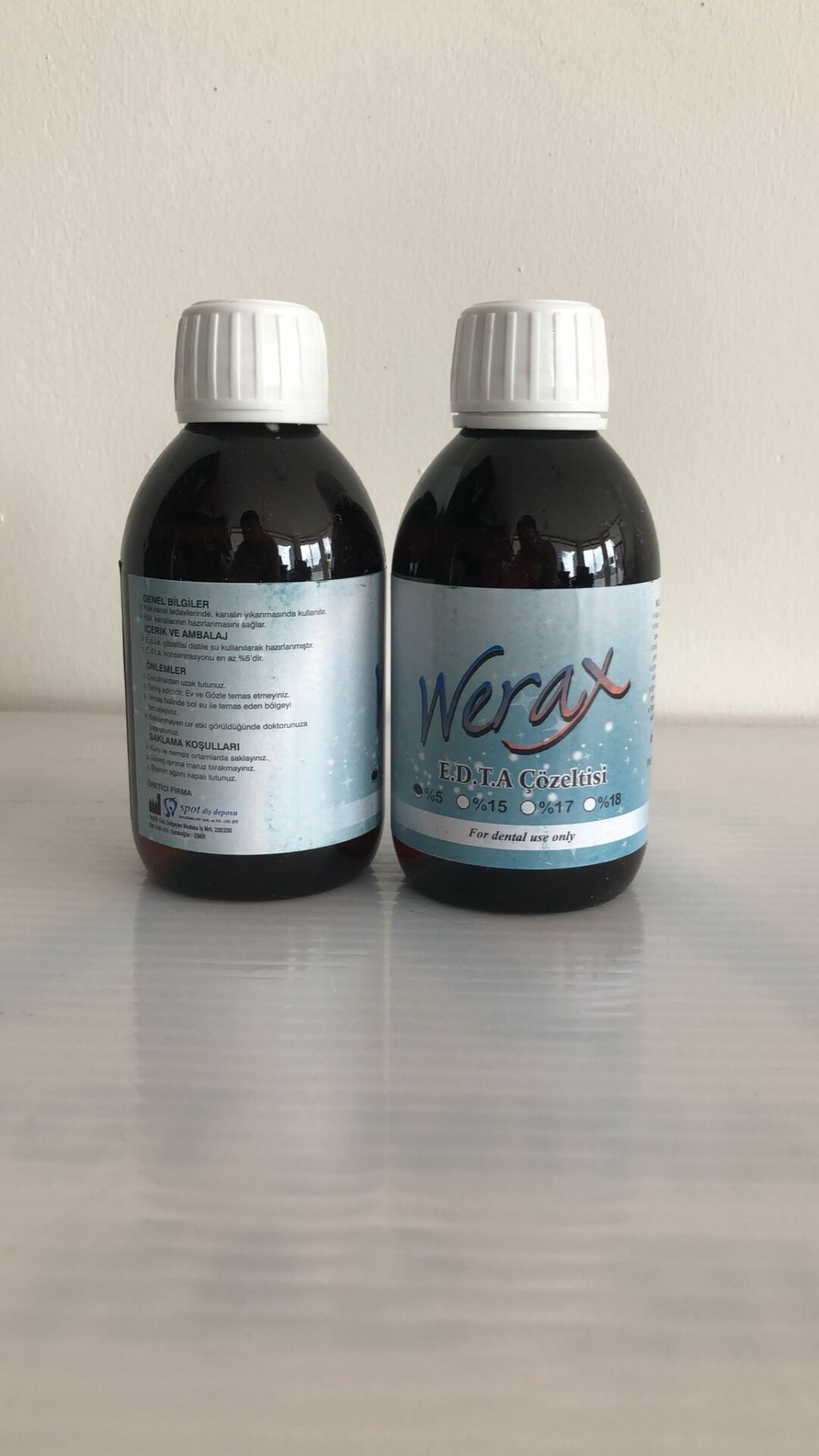 WERAX EDTA ÇÖZELTİ %5 250ML