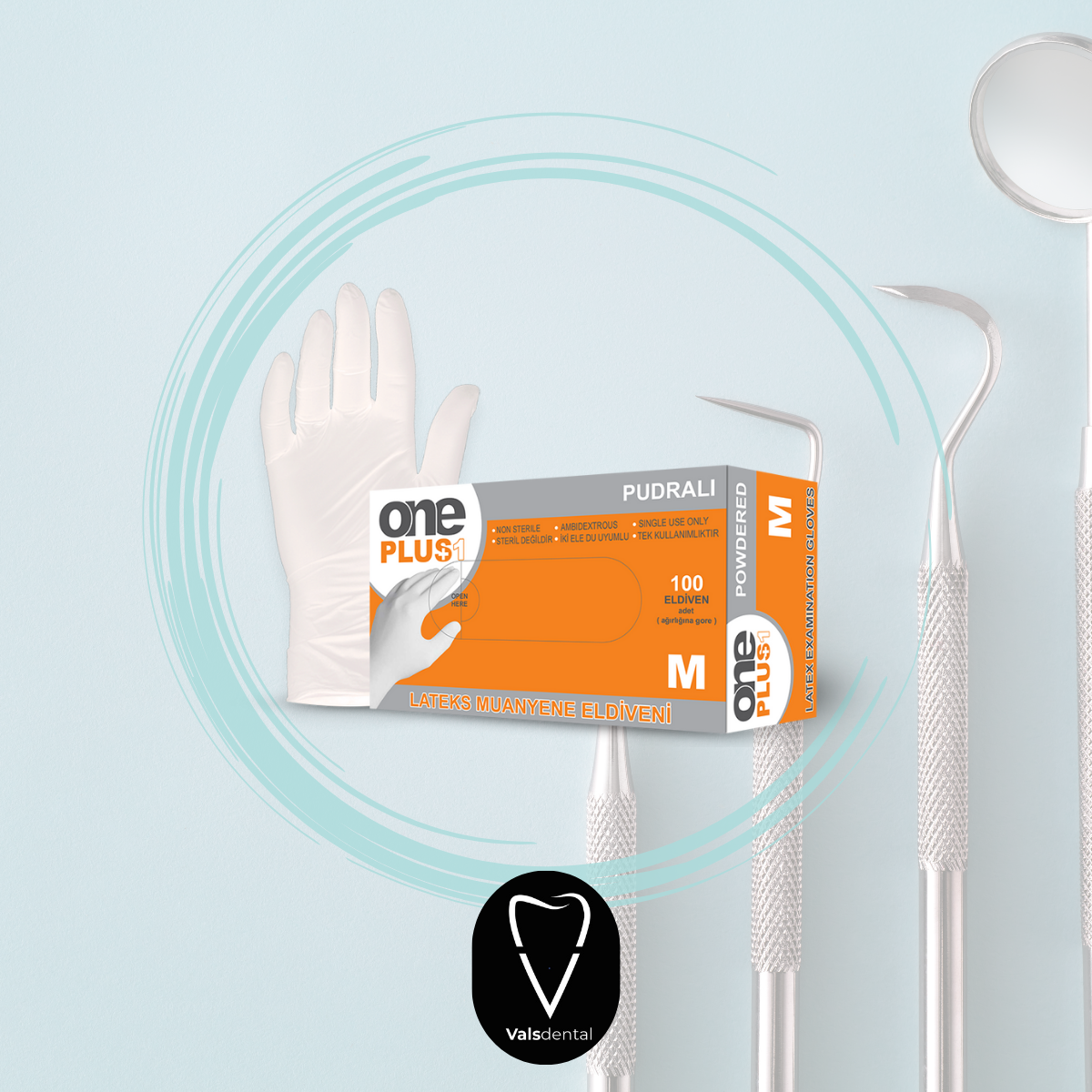 ONE PLUS PUDRALI LATEX MUAYENE ELDİVENİ
